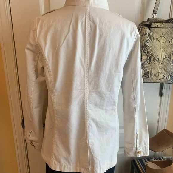 Talbots egg shell Utility safari Jacket - Picture 4 of 10